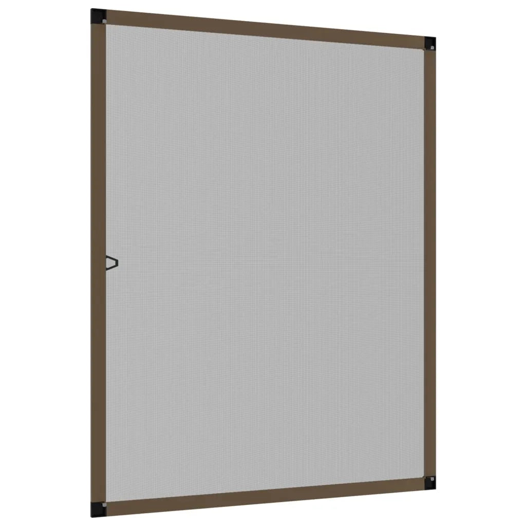 Zanzariera per Finestre Marrone 80x100 cm 153833