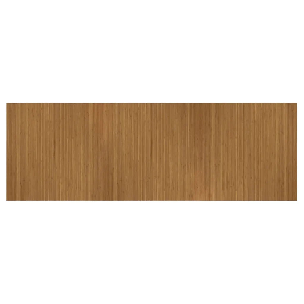 Tappeto Rettangolare Marrone 100x300 cm in BambÃ¹