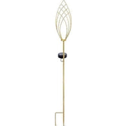 Lanterna solare - GARDEN ID Epi Gold - 11 h81 cm - Autonomia 6-8 ore - Tasto on/off - Batteria AAA ricaricabile.