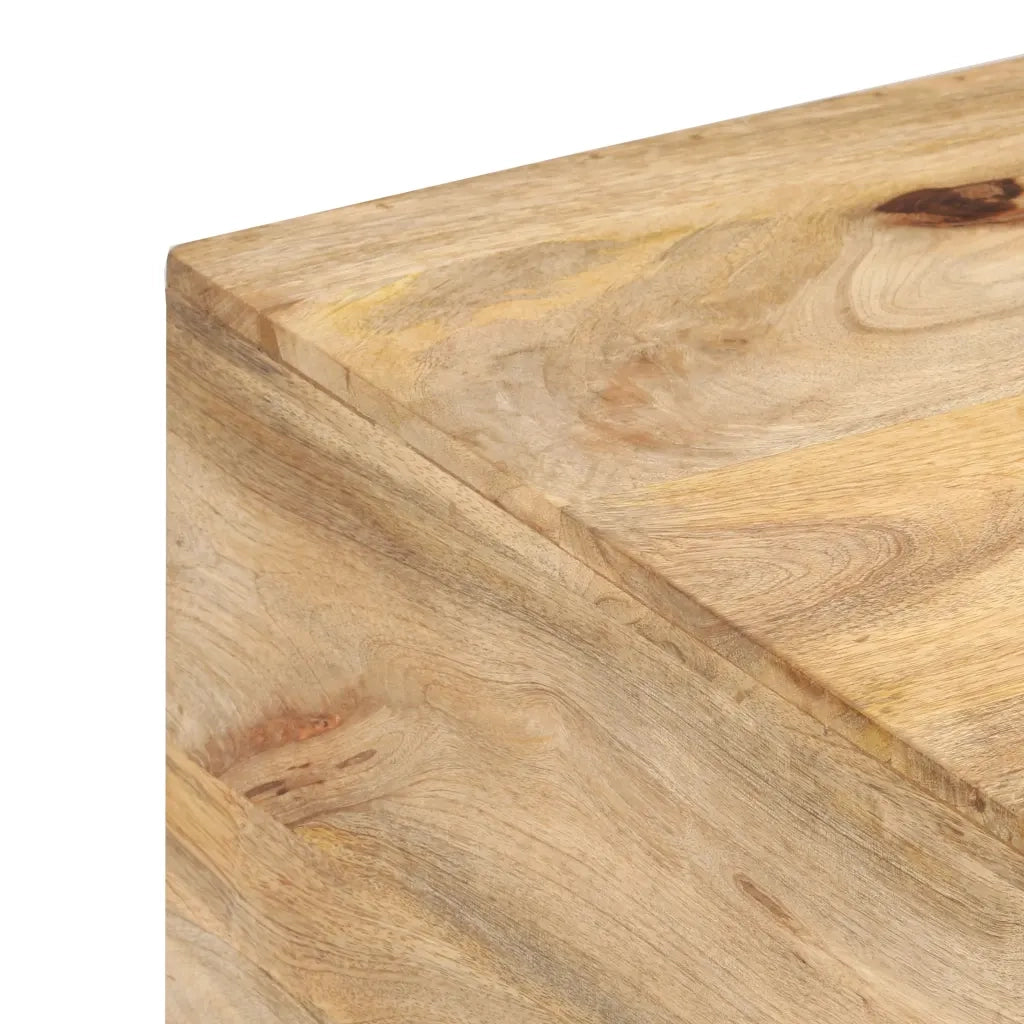 Tavolino da Salotto 67x67x45 cm in Legno Massello di Mango 320375