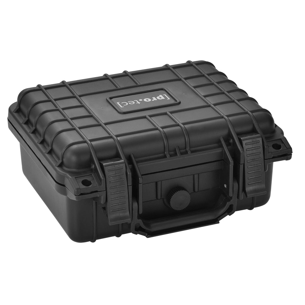 [pro.tec] Custodia protettiva per atrezzature, fotocamere - 27 x 24,6 x 12,4 cm - Con fodera schiuma poliuretanica