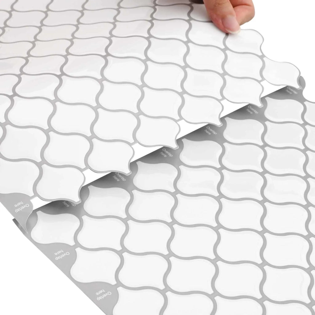 Piastrella Lanturn 20 pcs Bianco 27 x 27 cm Poliuretano e PET