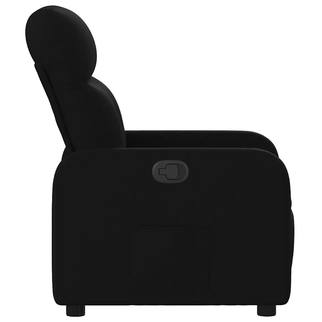 Divano Sedia-Poltrona Reclinabile in Tessuto Nero 290939