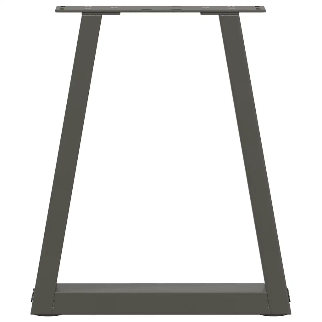 Gambe per Tavolino da Caffè a Forma di V 2 pz Antracite 28x(42-43,3) cm Acciaio 4012542