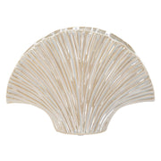 Vaso Decorativo VKH851, Bianco, Ceramica, 27x8x19 cm