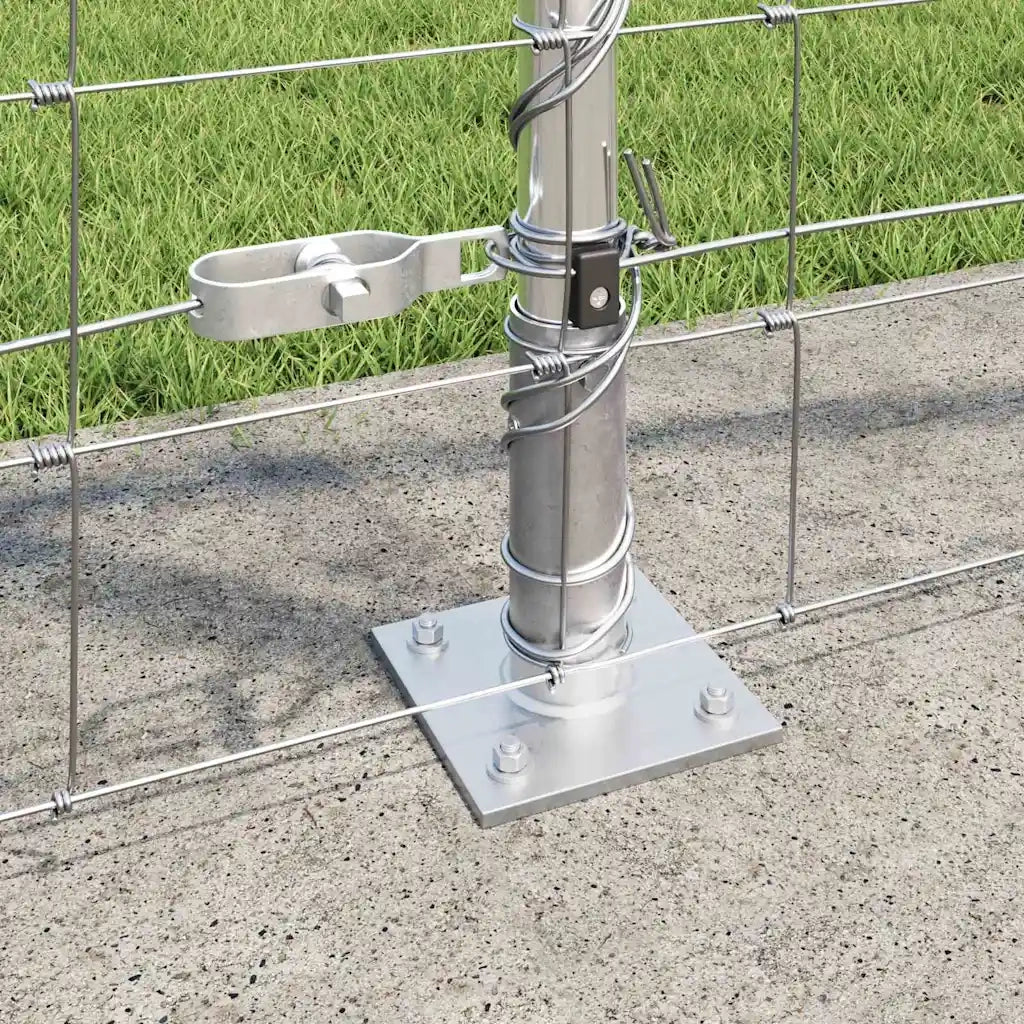Palo della recinzione Zincato 25 x 1,2 m Acciaio