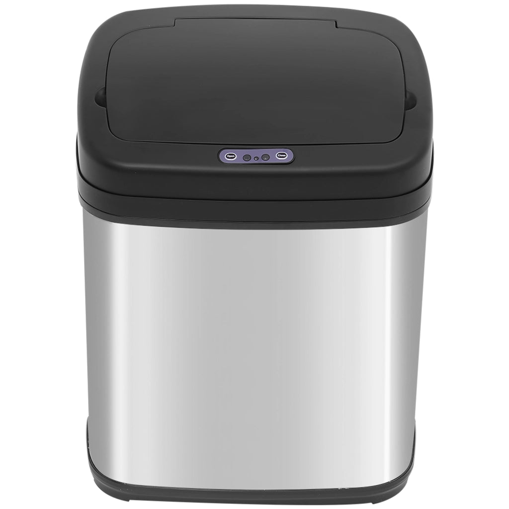 Cestino 20L con Apertura Automatica a Infrarossi e Secchio Interno Estraibile ¨C Zephmum ¨C Argento e Nero 33x25x42.5 cm