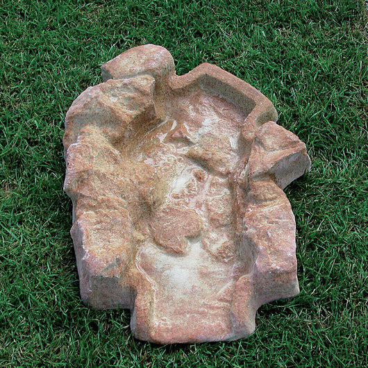 Mini Ruscello con Curva a Sinistra 60x58x12 cm per Cascata da Giardino in Vetroresina