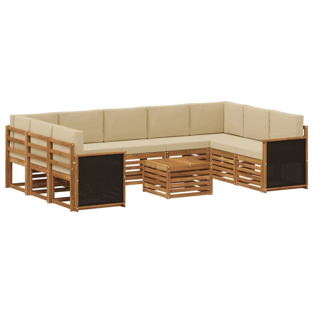 Set divani Legno di Acacia Massello 3384854