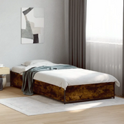 Giroletto Rovere Fumo 100x200 cm in Legno Multistrato e Metallo 845108