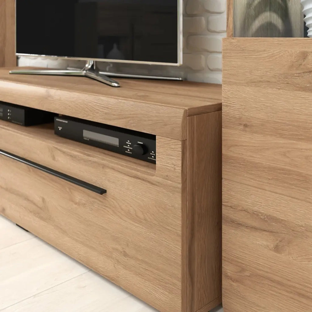 Mobile TV 140cm collezione BREDA. Colore quercia. Stile design.