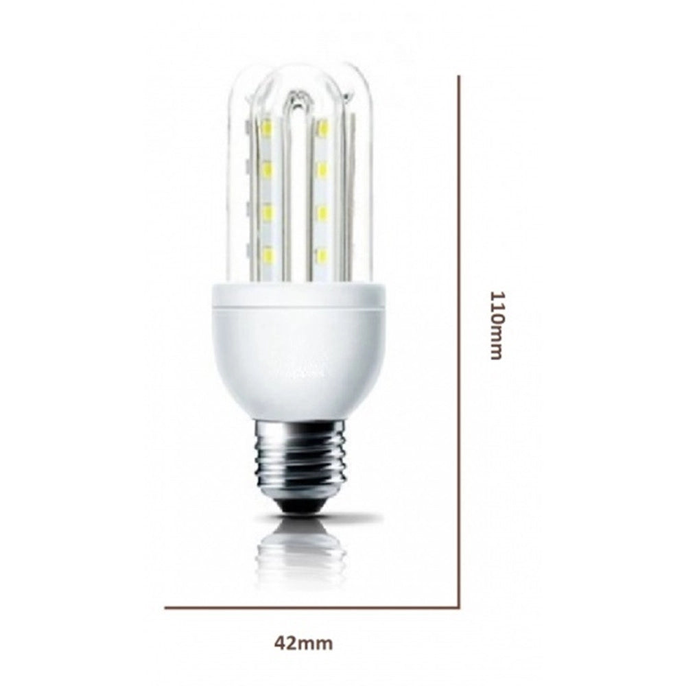 Trade Shop - Lampadina Led Jn19 Attacco E27 5w 3u Luce Calda 3000k Tubolare Lineare 475lm 87279 -