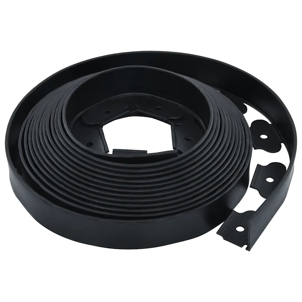 Bordura per Prato Flessibile con 30 Picchetti 10 m 5 cm 48614
