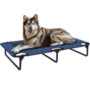 Letto per cani pieghevole in rete ¨C zephmum ¨C 107x61x20 blu scuro