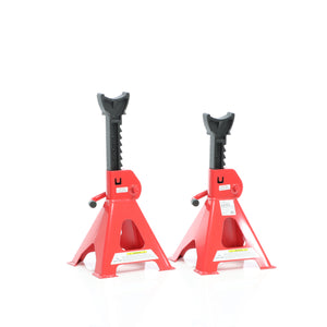 Set di 2 cavalletti di supporto da max 3000 kg ciascuno Colonnetta di sostegno