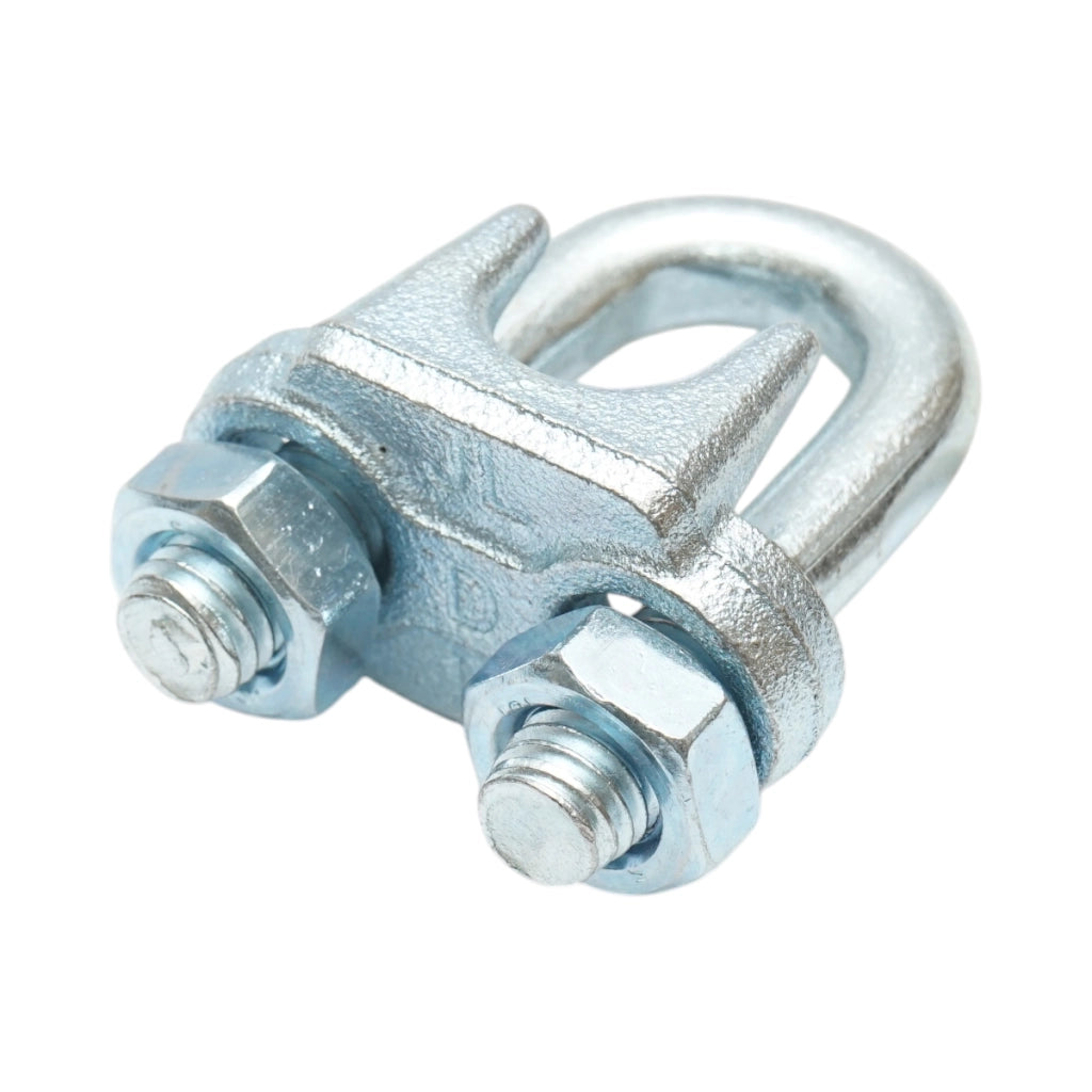 Morsetto zincato DIN 741-19 per cavo da 19 mm Breckner Germany