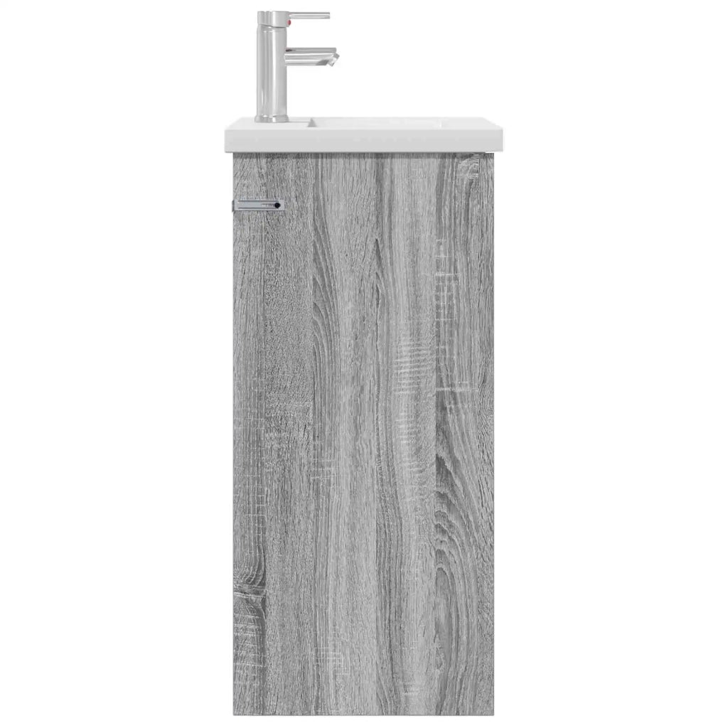 Mobile da bagno con lavabo Sonoma grigio 42 x 40 x 84,5 cm 890725