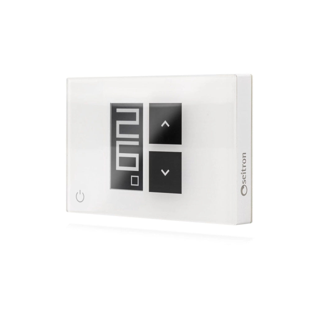Cronotermostato Wi-Fi Settimanale Seitron WI-TIME Wireless Bianco o Nero