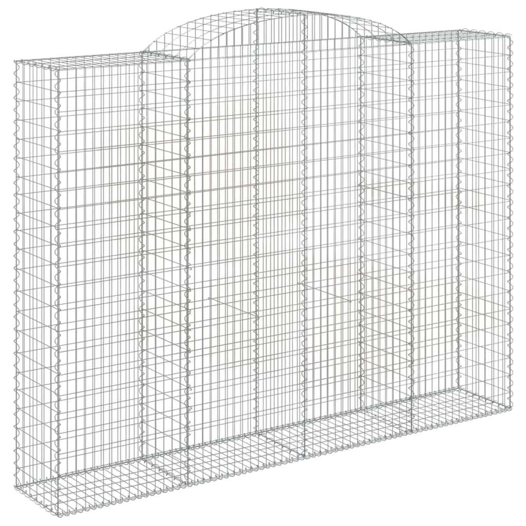 Cesti Gabbioni ad Arco 6 pz 300x50x220/240 cm Ferro Zincatocod mxl 100158