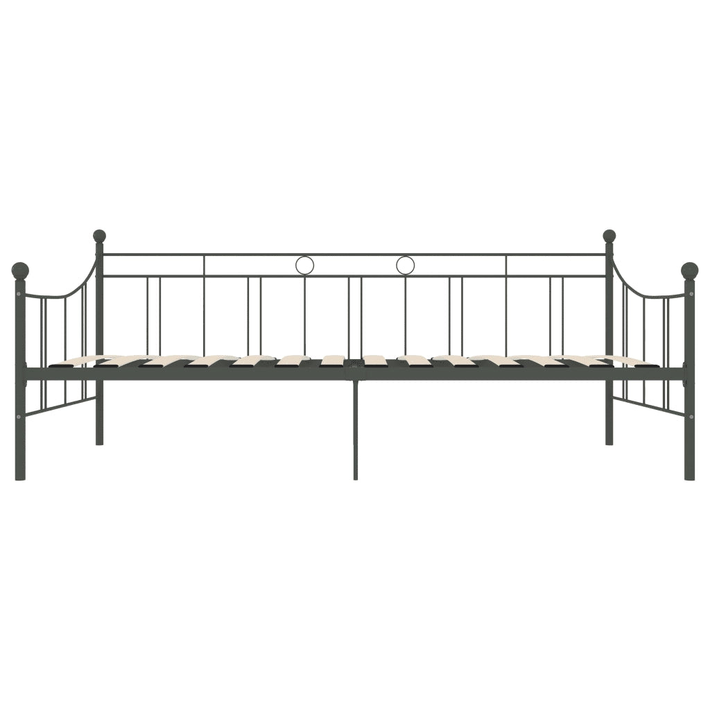 Telaio Divano Letto Grigio in Metallo 90x200 cm 284670