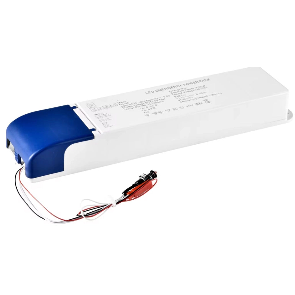 Driver di Emergenza Universale per Lampade LED da 3W a 60W, Autonomia fino a 300 Minuti, Compatibile con Tubi LED, Alimentazione 220V, Kit di Emergenza Affidabile