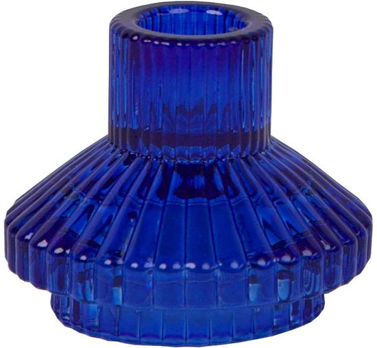 Supporto per candele in vetro con superficie a rilievo per candele da tavola, decorazioni per la tavola di Natale, accessori per la zona giorno