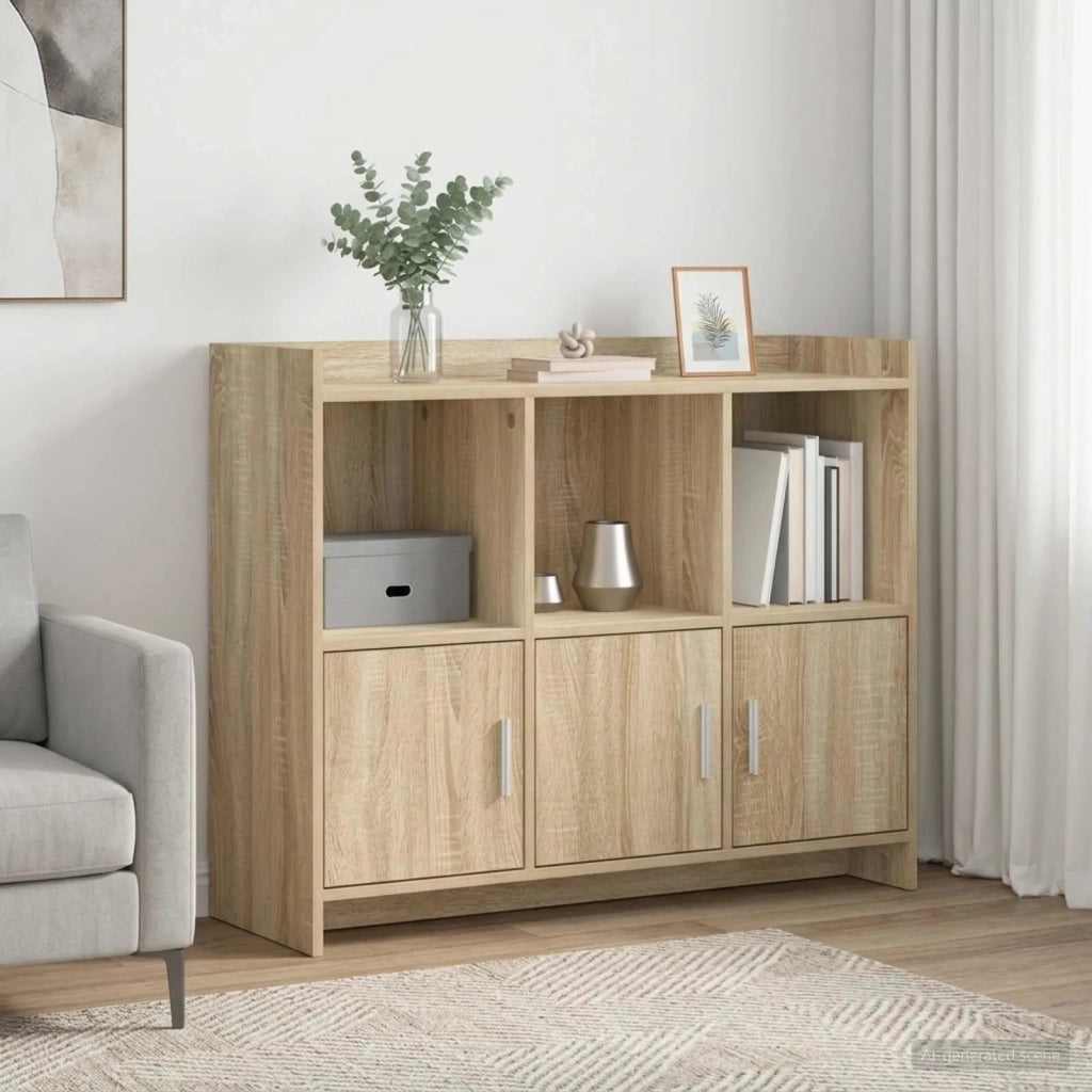 Credenza Rovere Sonoma 98,5 x 33 x 80 cm Legno ingegnerizzato 8011141