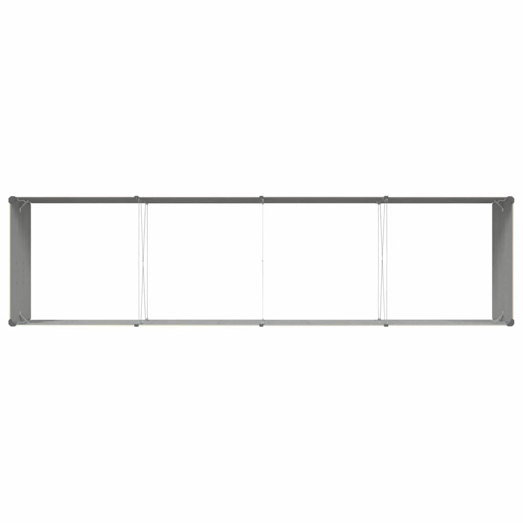 Fioriera Avorio 385 x 100 x 45 cm Acciaio zincato