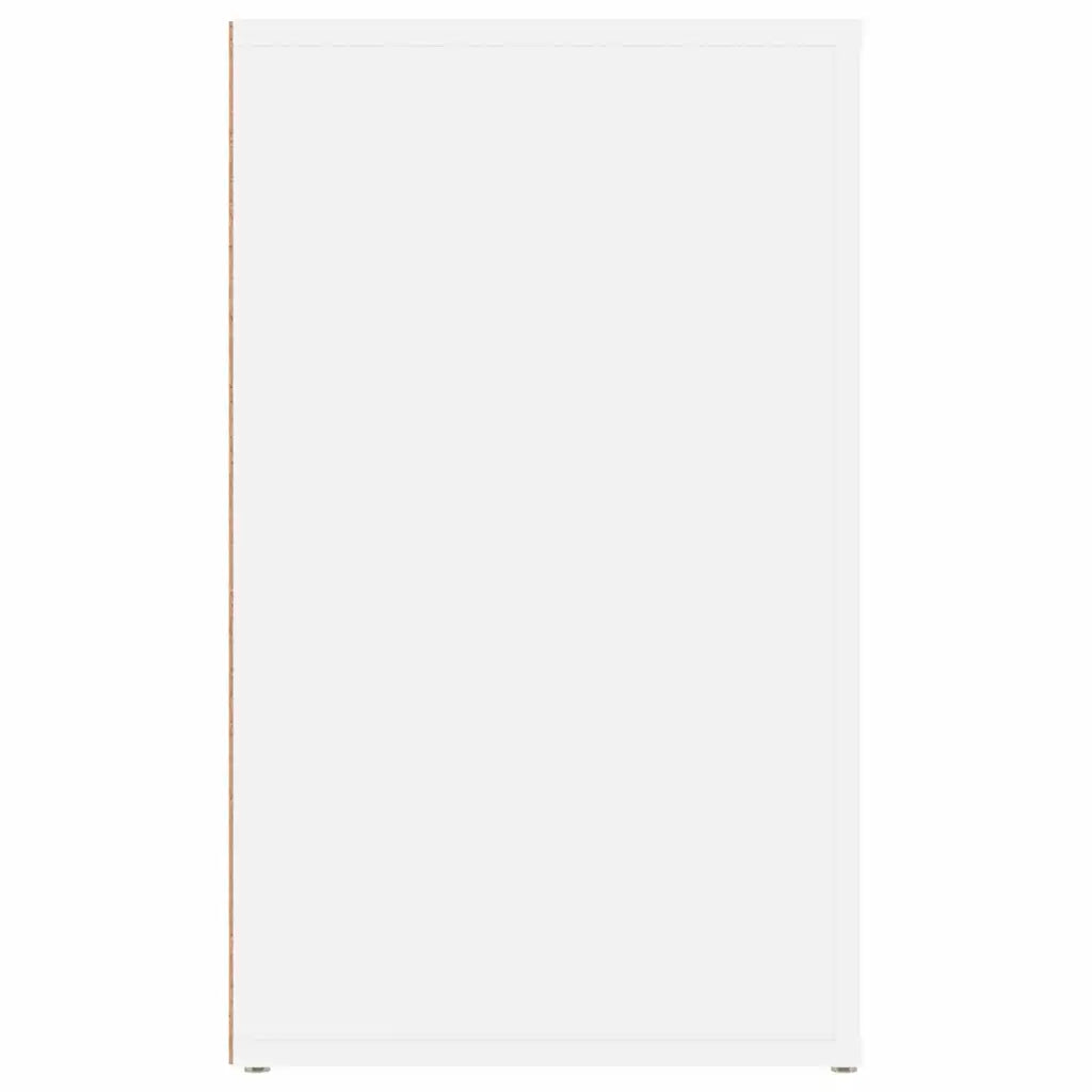 Comodino Bianco 50x36x60 cm in Legno Ingegnerizzato cod mxl 30862