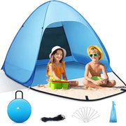 Tenda da campeggio - Tenda - Dimensioni S (per 1-3 persone) con doppio cinturino - Protezione UV - Portatile e leggera, per giardino, barbecue, escursioni