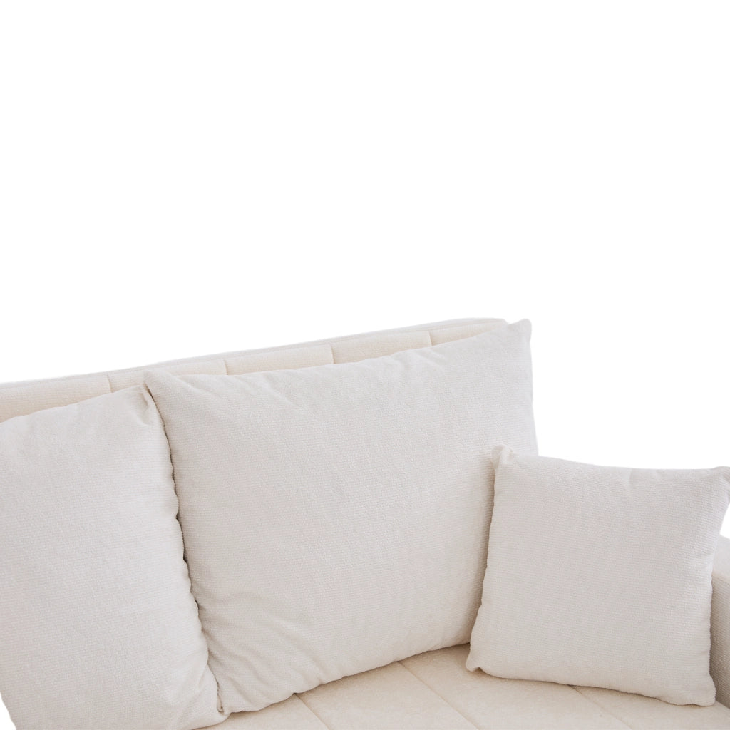 Divano Letto Multifunzione ¨C MINIMAL ¨C Tessuto, con Portabicchieri e USB