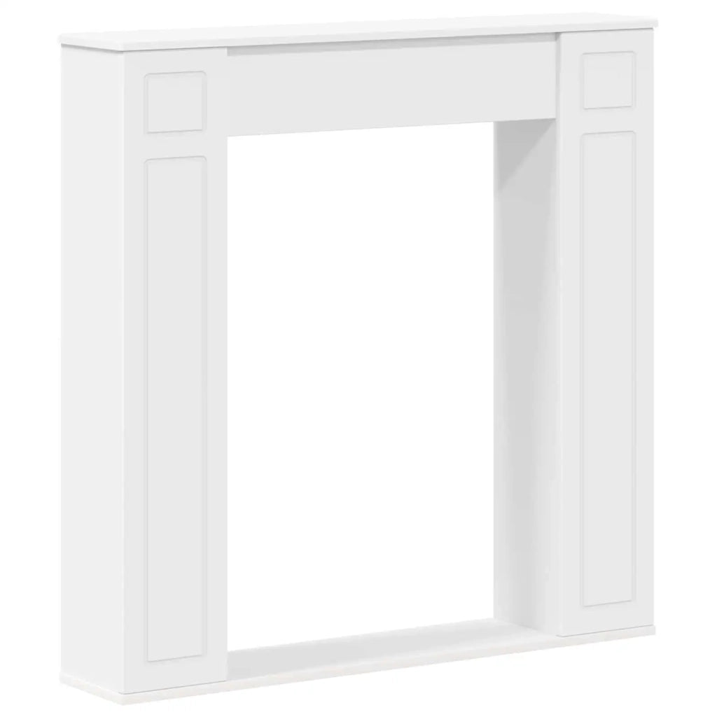 Cornice per camino Bianco 100 x 20 x 100 cm 8006615