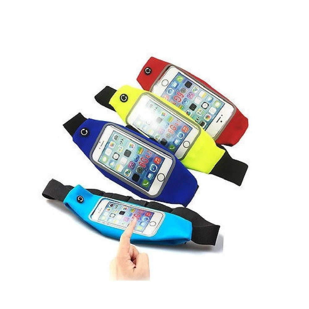 Trade Shop - Marsupio Porta Cellulare Smartphone Impermeabile Da Corsa Sport -