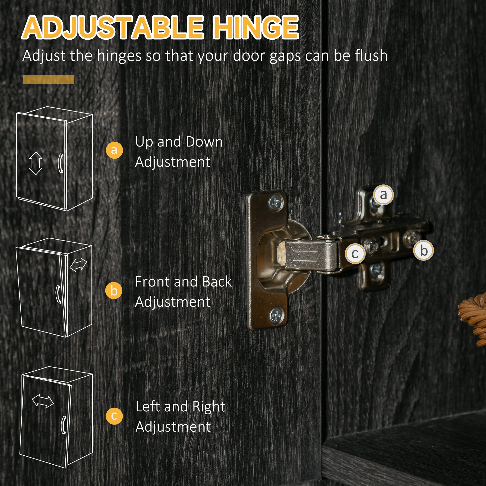 Mobile Dispensa Alto 101x39x180 cm con Cassetto e Armadietti in Truciolato Nero