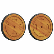 Ruote Spaziali con ruota 2 pz Marrone 20.5 x 20.5 x 2 cm CFW4815672