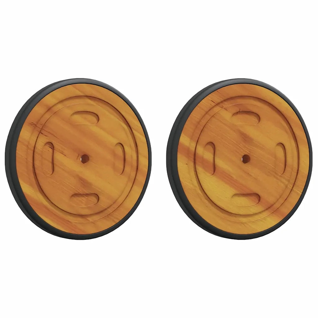 Ruote Spaziali con ruota 2 pz Marrone 20.5 x 20.5 x 2 cm CFW4815672