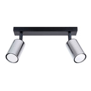 Lampada moderna a tubo in acciaio WINX Bittersweet Shimmer FI6/10 2x10W LED GU10