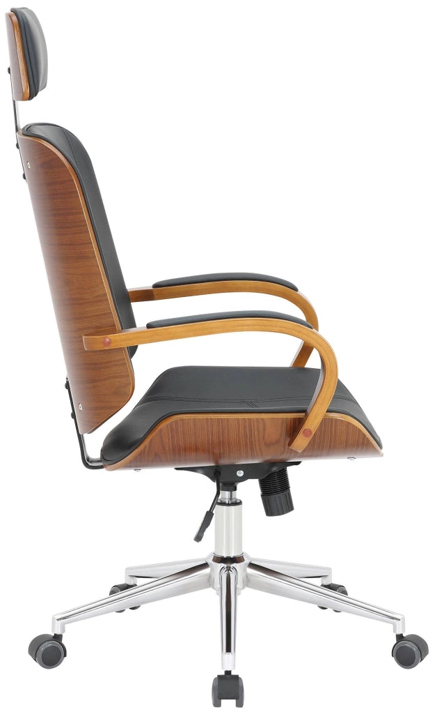 Sedia da ufficio Dayton Noce/nero