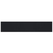Tappeto del soggiorno | Tappeto Rettangolare Nero 80x400 cm in Bamb¨´