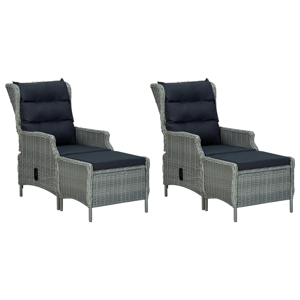 Set Mobili da Pranzo per Giardino 5 pz Grigio Chiaro 3068729