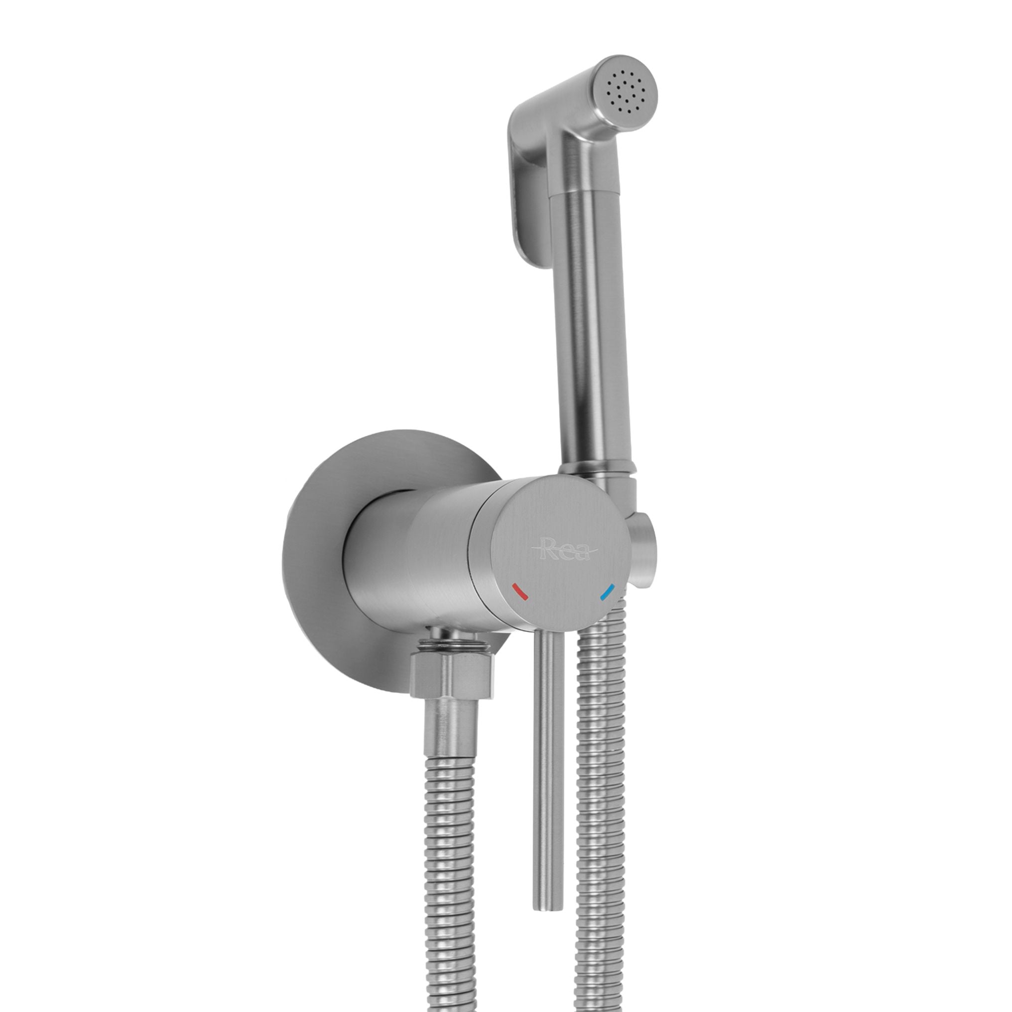 Rubinetto Bidet Rea Foss Clif Brush Nickel
