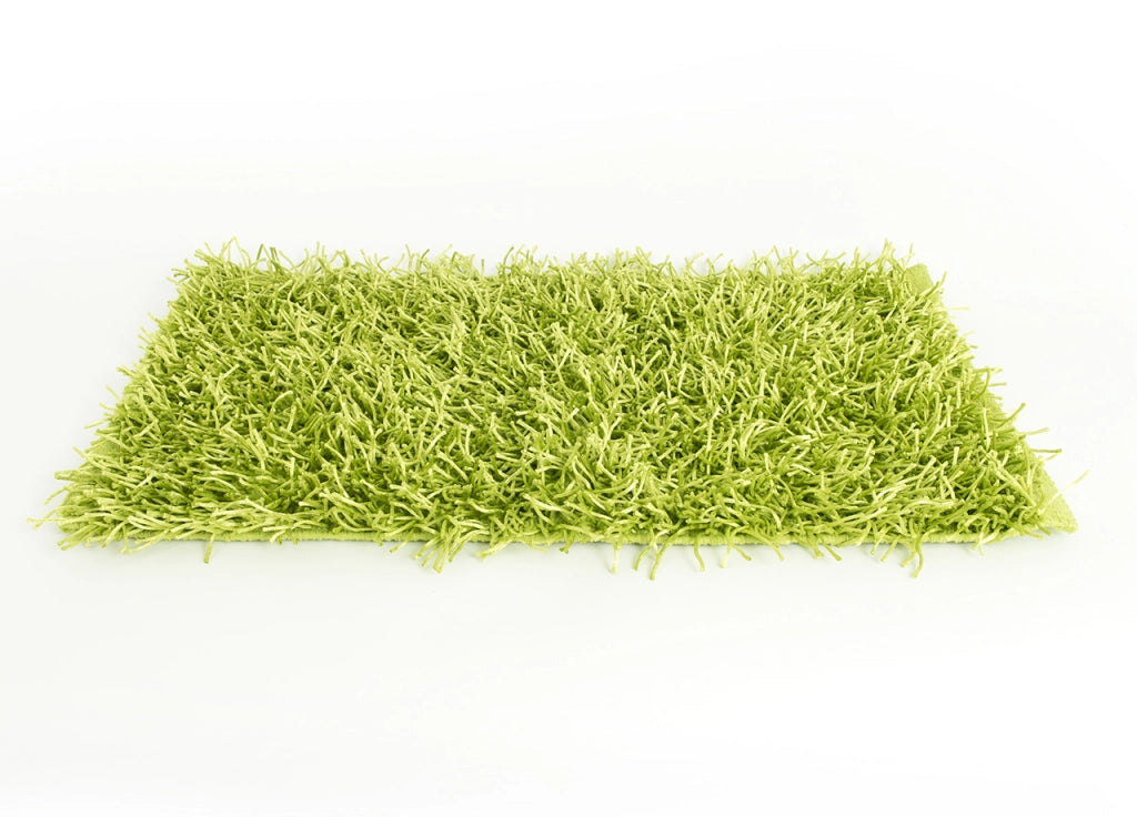 Tappeto Da Cucina E Da Salotto Modello Shaggy - 120x180cm - Verde acido