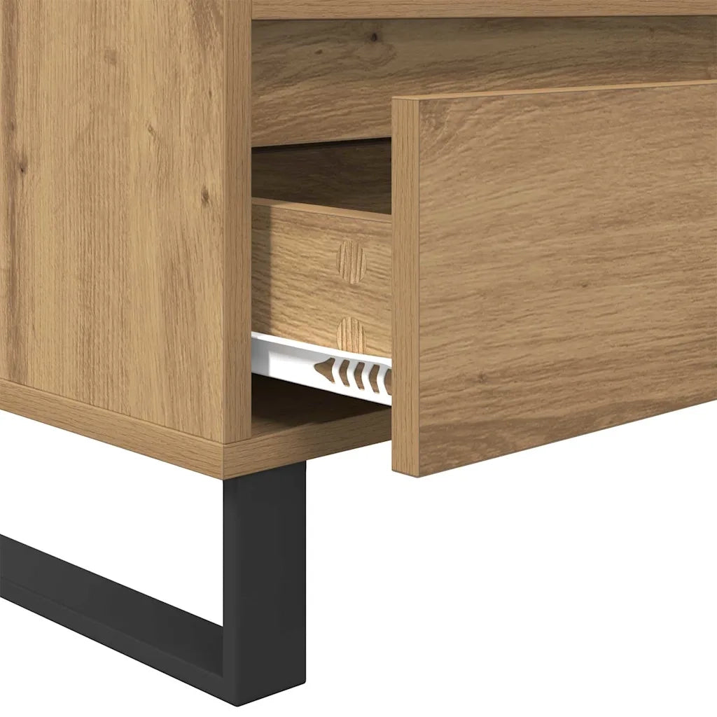 Mobile TV con cassetto Rovere artigianale 100 x 34,5 x 44,5 cm 881787