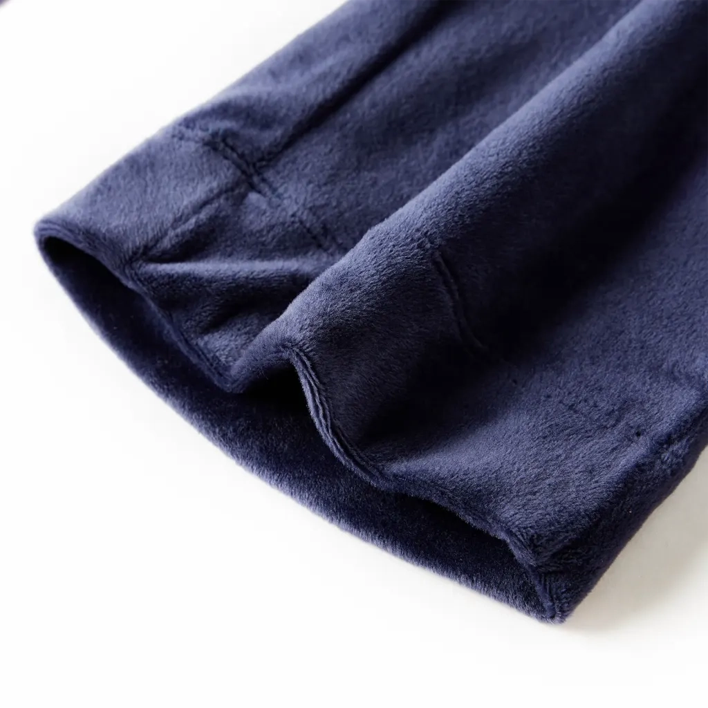 Pantaloni da Bambino in Velluto Blu Scuro 104 CFW8664972