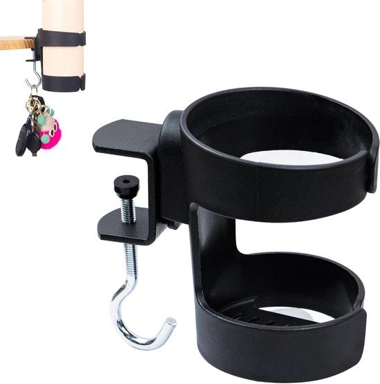 Becchereutile Universale con Clip e Gancio per Tazze da Caffè e Acqua per Ufficio e Casa - Design Multifunzionale - 1 Pezzo