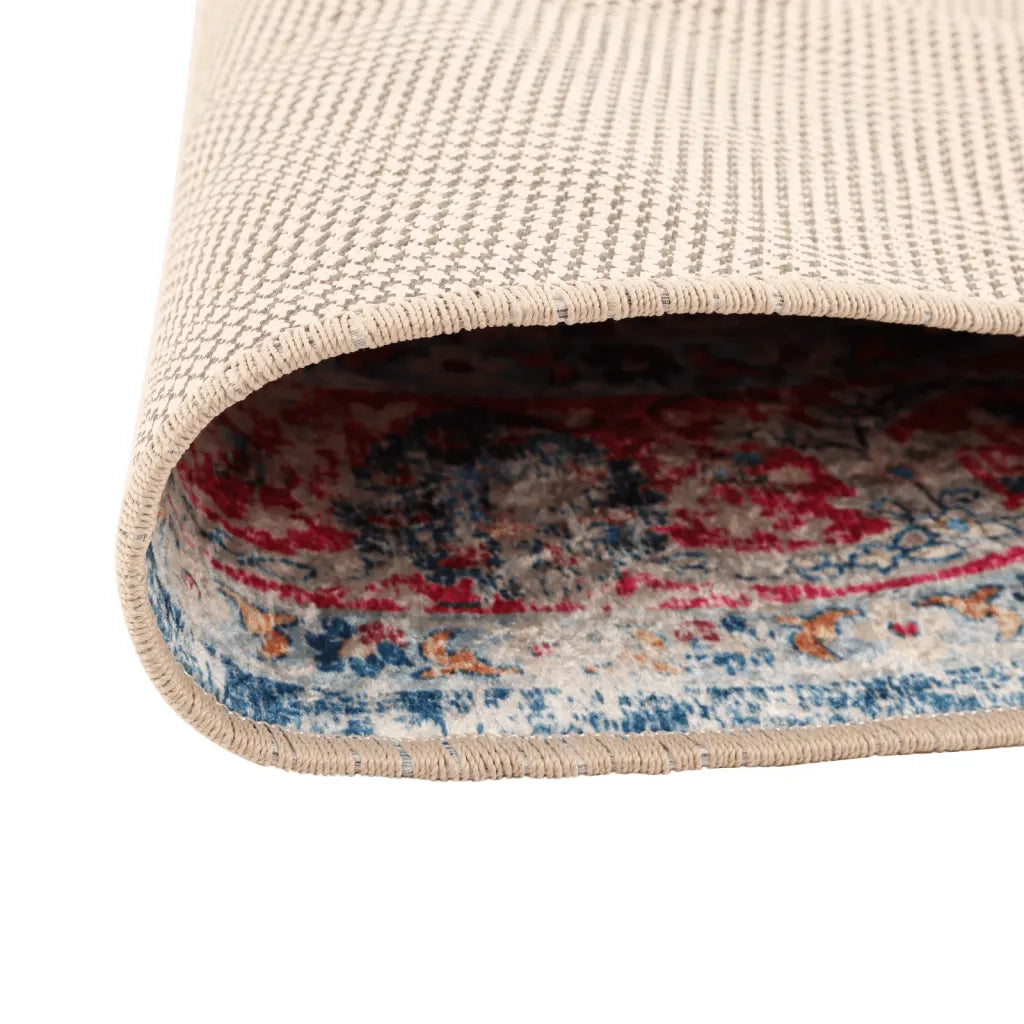 Tappeto Lavabile Multicolore Ã˜ 120 cm Antiscivolo