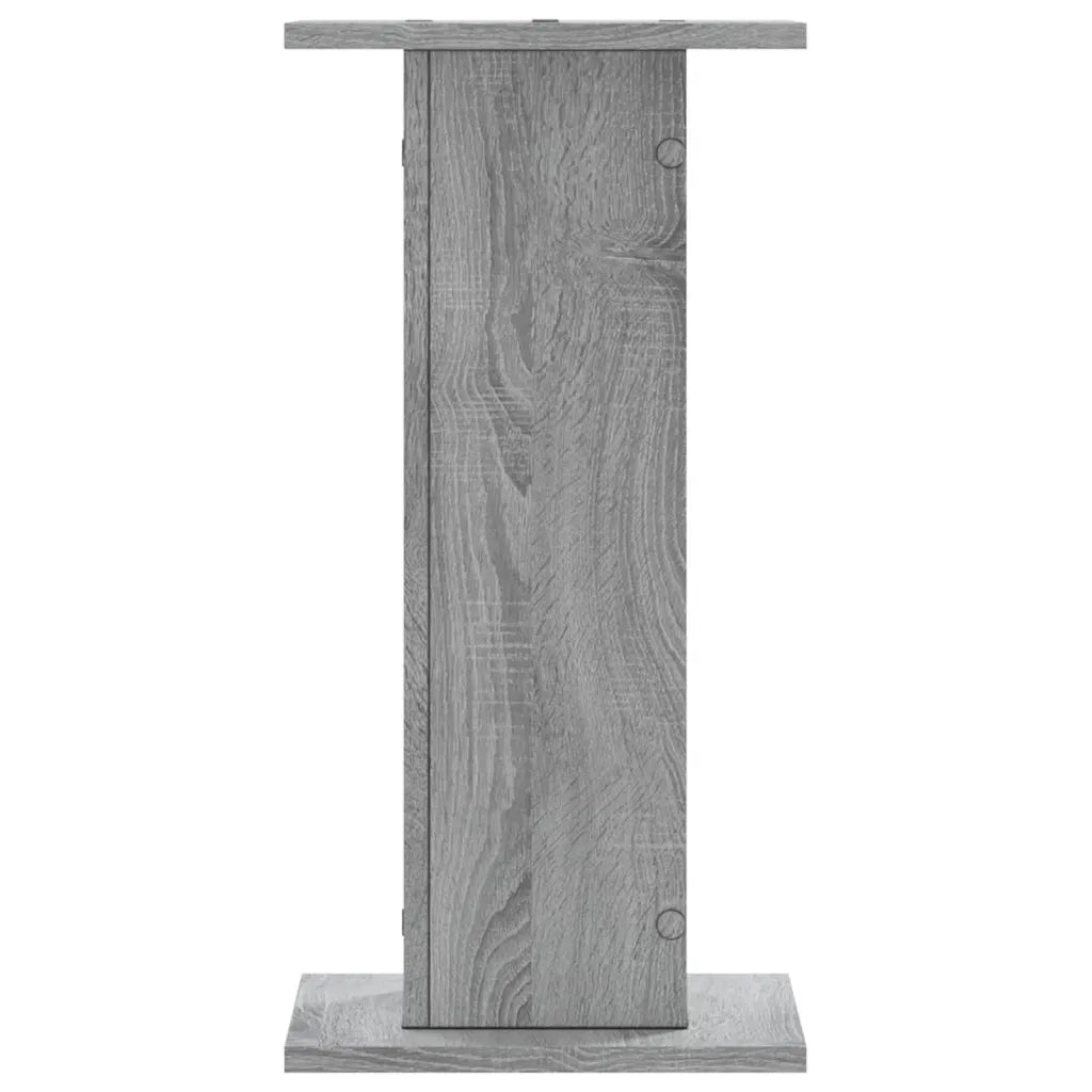 Supporti Altoparlanti 2 pz Grigio 30x30x40 cm in Multistrato CFW1448660