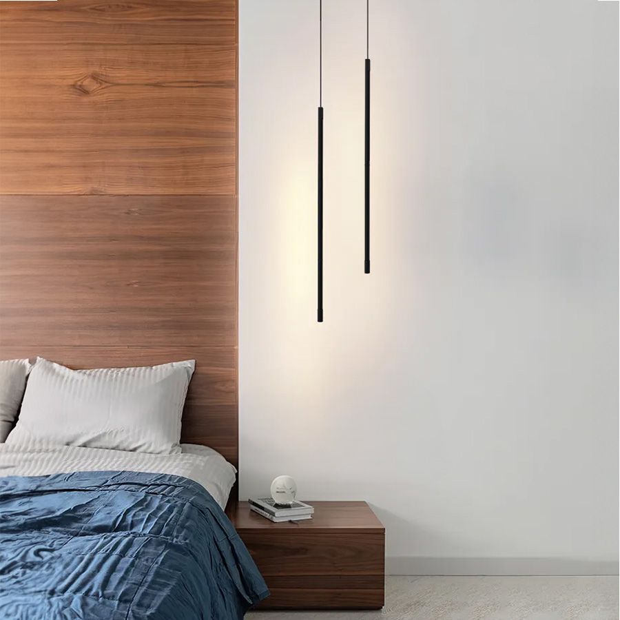 Lampada Da Soffitto Led App1413-c Black 100cm