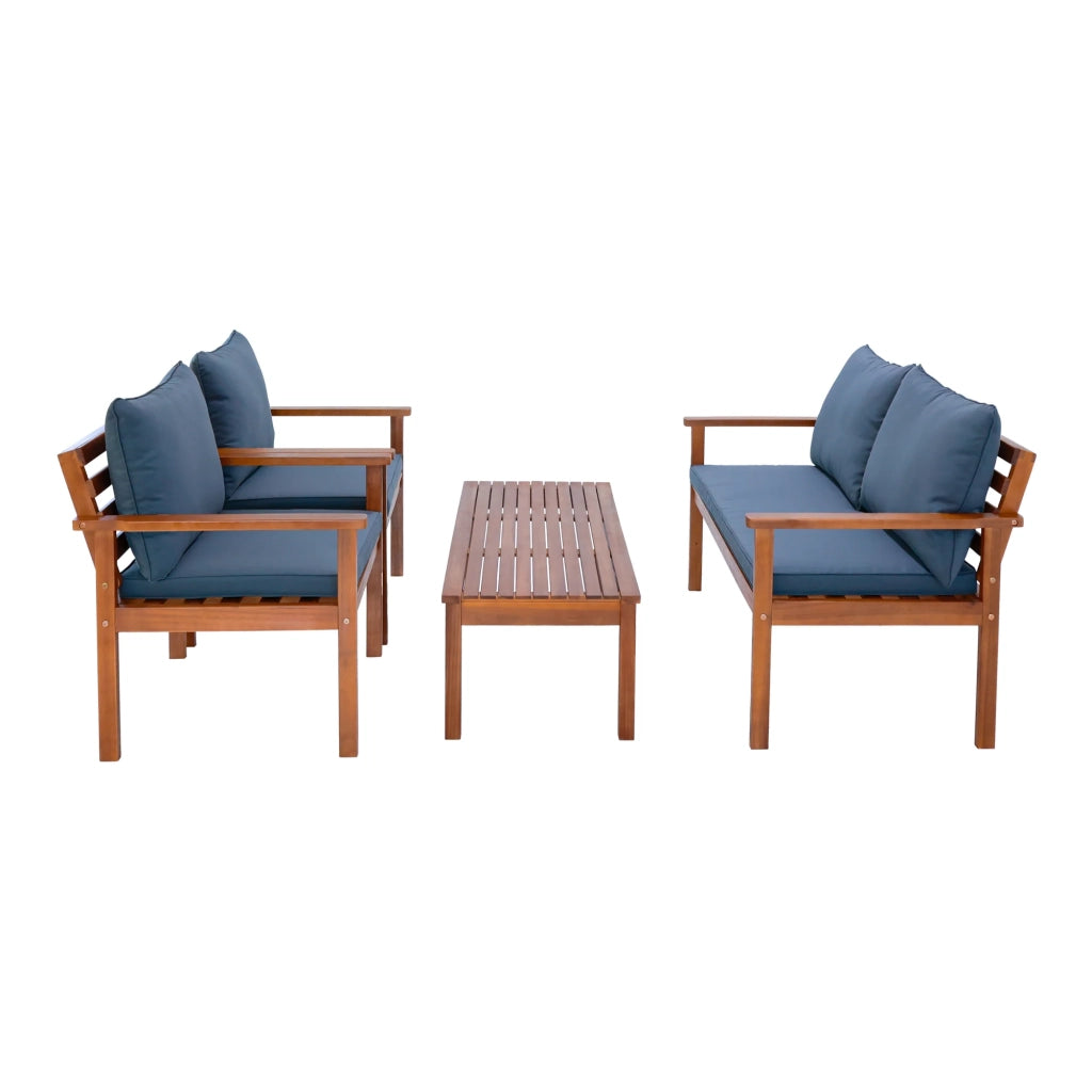 Set di mobili da giardino 4 pezzi in legno di acacia grigio naturale 03_0010527