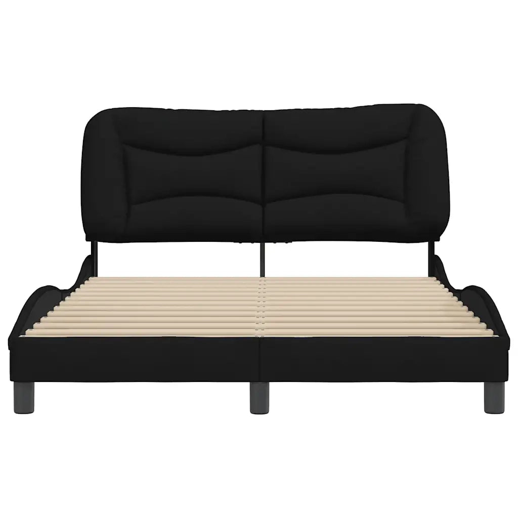 Giroletto senza Materasso Hvar Nero 140x190 cm in Tessuto 3207767